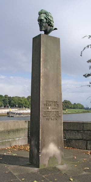 Ludwig Franzius Monument: Bremen’s Tribute to Weser River Engineering