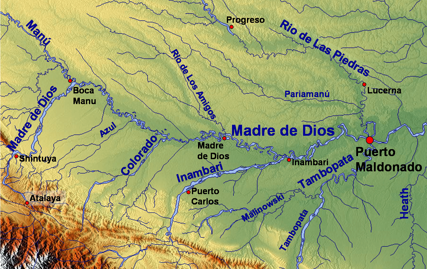 Heath River: Bolivia’s Remote Amazon Wilderness in La Paz Department