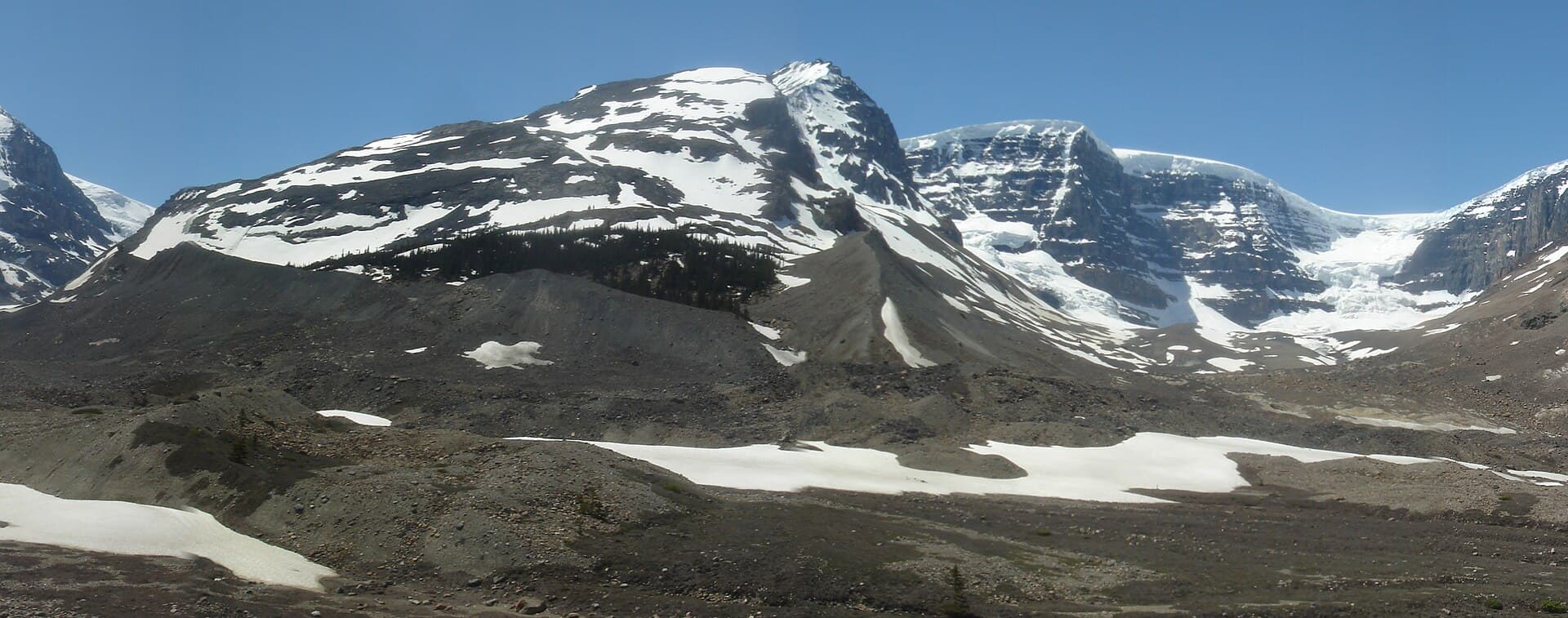 Snow Dome: The Triple Divide Peak in British Columbia’s Columbia Icefield