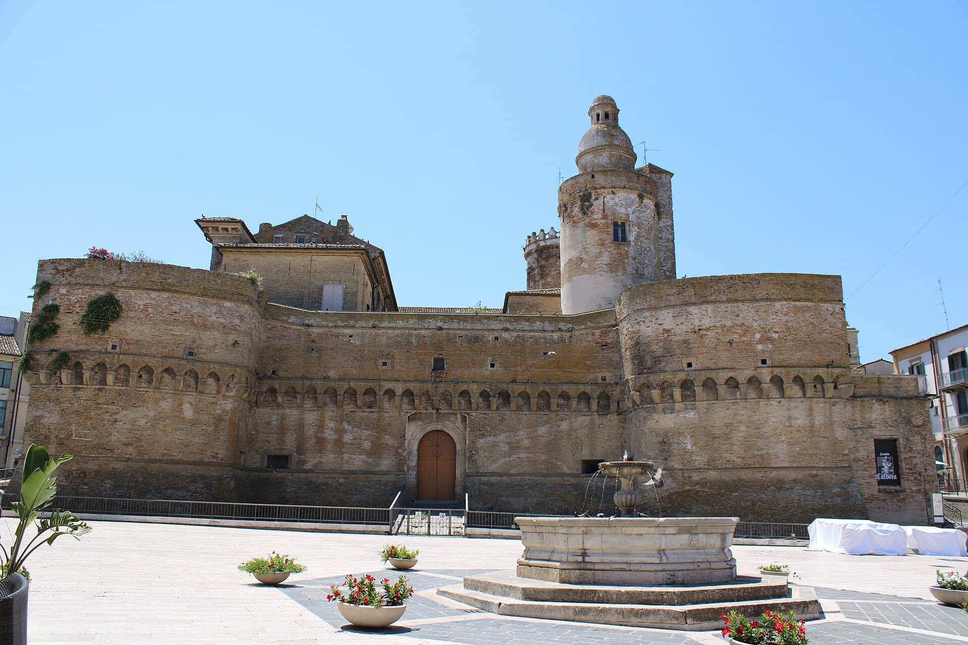 Caldora Castle: Medieval Stronghold Overlooking Vasto and the Adriatic