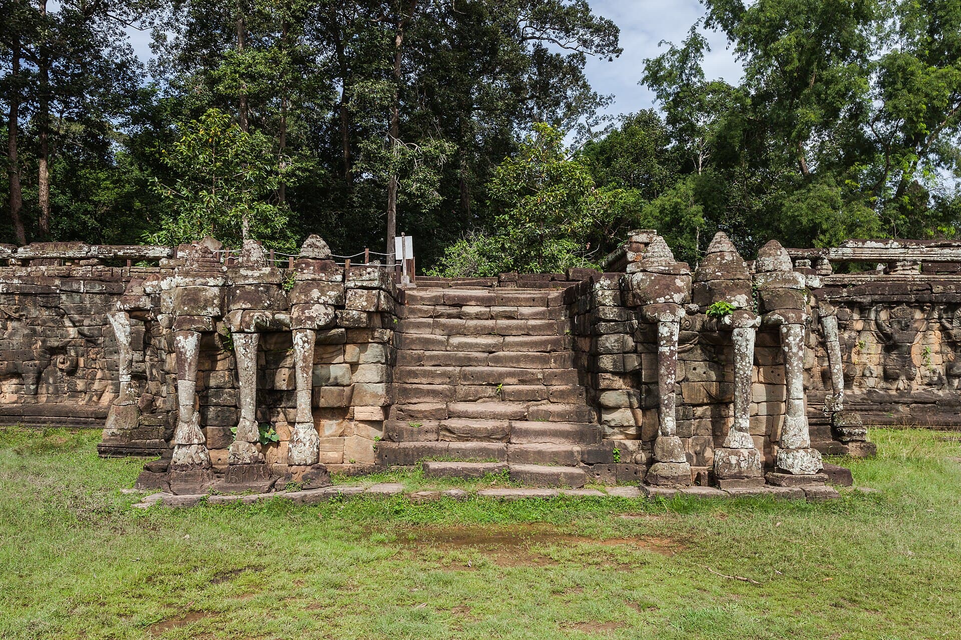 Terrace of the Elephants in Angkor: Khmer Royal Grandeur